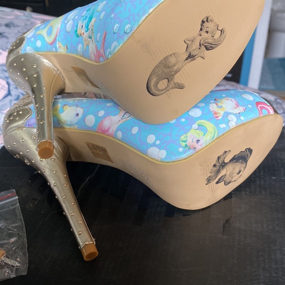 Rare Iron Fist Lollipop Lorelei Peeptoe Platform Heels - Picture 6 of 11